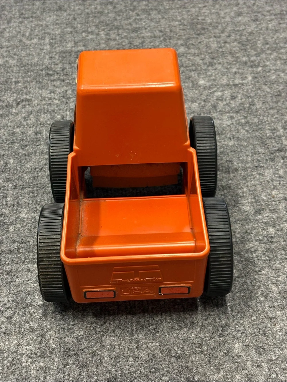 1970’s Tupperware Toys Pick-Em-Up Truck Orange Good Shape